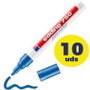 Edding Marcador Permanente 750 Azul Set de 10 unidades
